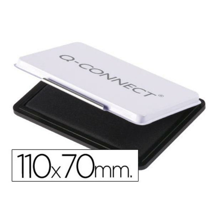 Tampon Q-Connect KF25211 Negru 110 x 70 mm