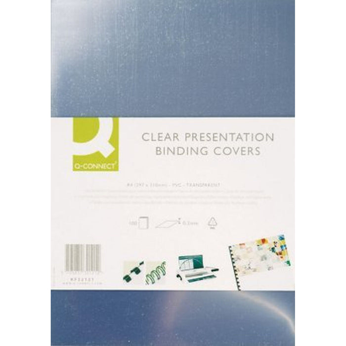Set de capace Q-Connect KF32121 Plastic Transparent (100 Unități)