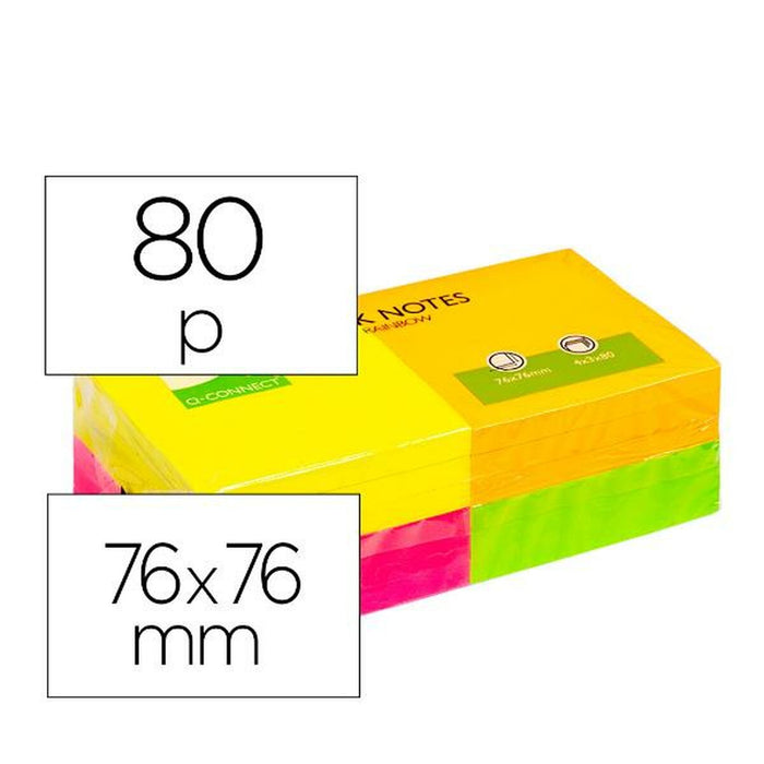 Notițe cu Adeziv Q-Connect KF10508 76 x 76 mm
