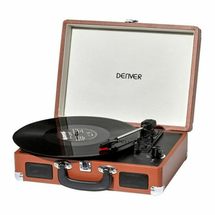 CD Player Denver Electronics VPL-120BROWN USB Maro