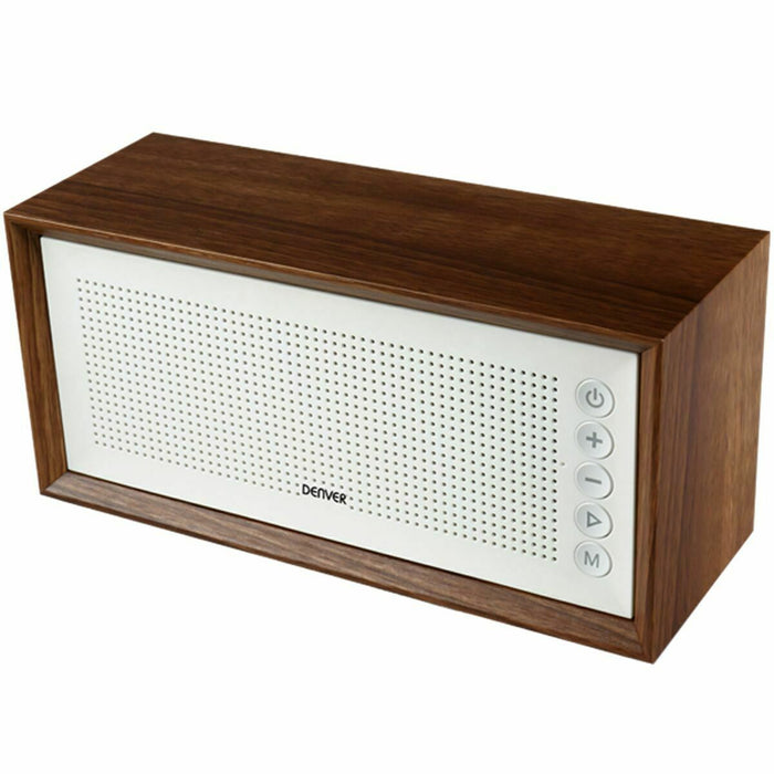 Difuzor Portabil Denver Electronics BTS-210NRWHITE Bluetooth Alb