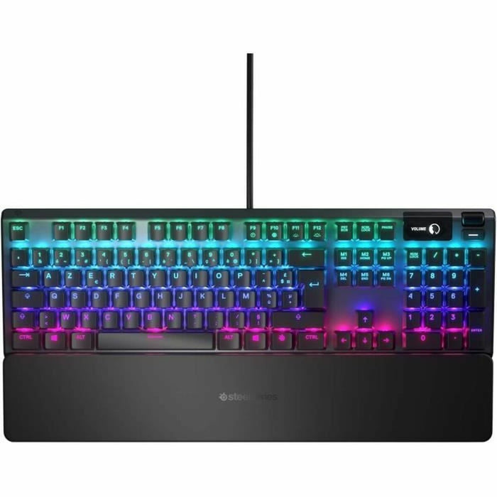 Tastatură mecanică SteelSeries APEX 5 Negru Franceză AZERTY