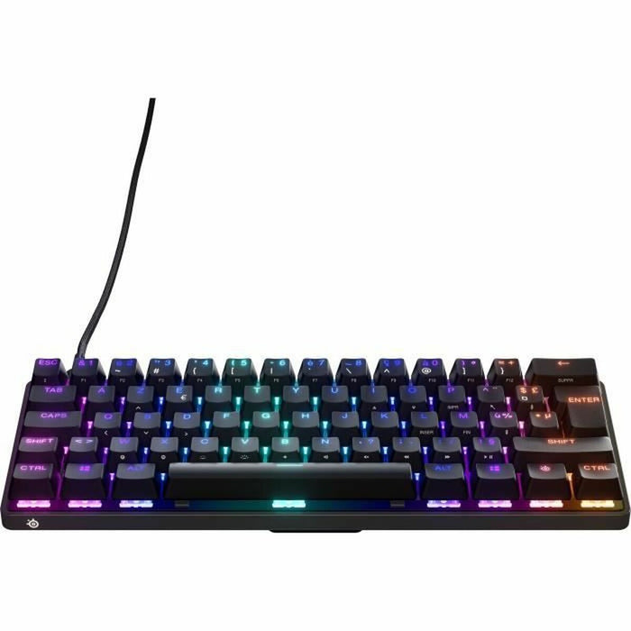 Tastatură AZERTY SteelSeries Apex 9 mini Negru Franceză AZERTY