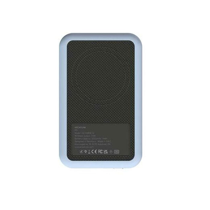 Power Bank cu încărcător fără fir Kreafunk Albastru deschis 5000 mAh