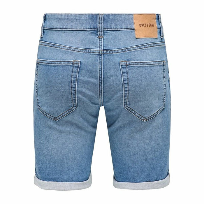 Pantaloni Scurți de Blugi pentru Bărbați Only & Sons Onsply 8584 Blue Denim Albastru