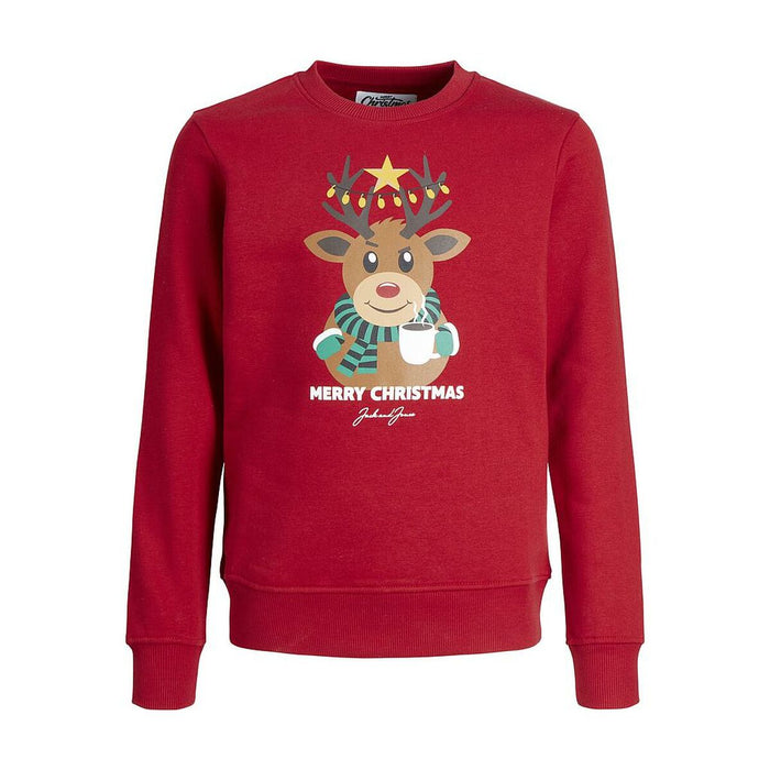 Hanorac fără Glugă Copii JORTOON Jack & Jones 12222091 Roșu