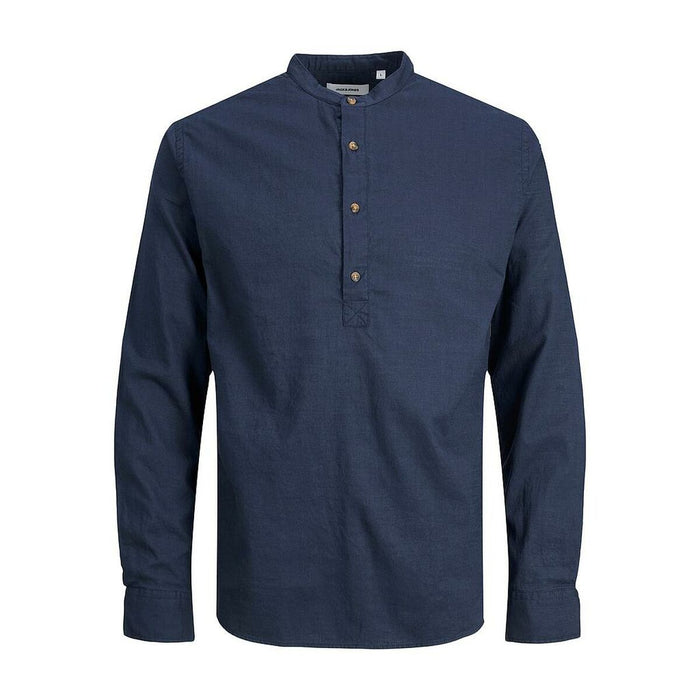 Cămașă Jack & Jones JJSLUB TUNIC LS 12220483 Bleumarin