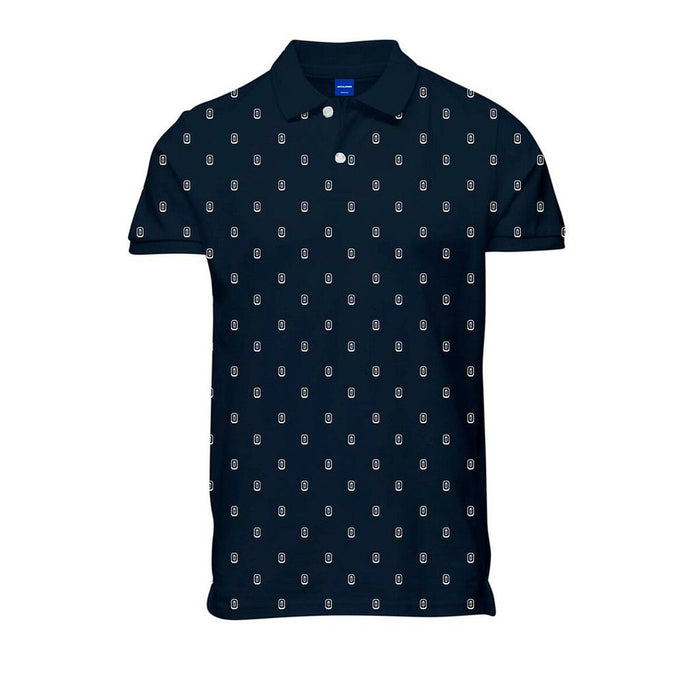 Tricou Polo cu Mânecă Scurtă Bărbați JORCOLLECT Jack & Jones SS FST 12232663 Bleumarin