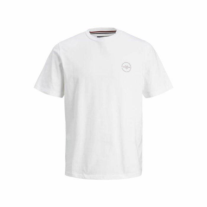 Tricou cu Mânecă Scurtă Bărbați Jack & Jones lushield Alb Bărbați