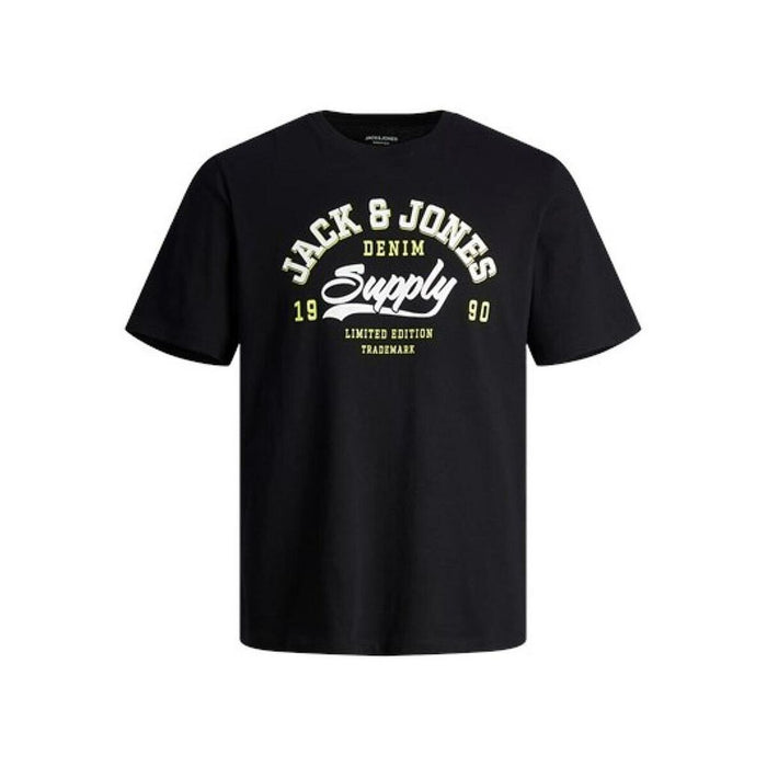 Tricou cu Mânecă Scurtă Bărbați Jack & Jones JJELOGO TEE SS 12246690 Negru