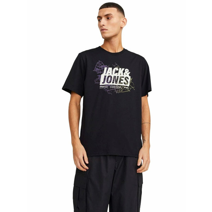 Tricou cu Mânecă Scurtă Bărbați Jack & Jones LOGO TEE SS 12252376 Negru