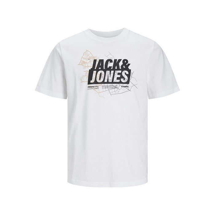 Tricou cu Mânecă Scurtă Bărbați Jack & Jones LOGO TEE SS 12252376 Alb