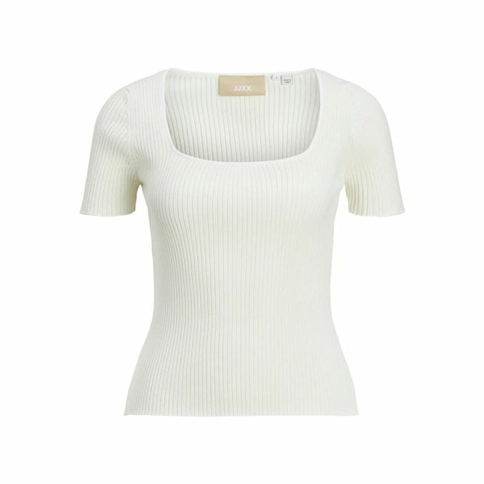 Tricou cu Mânecă Scurtă Femei Jxsky Ss Jack & Jones Cloud Dancer Alb cald