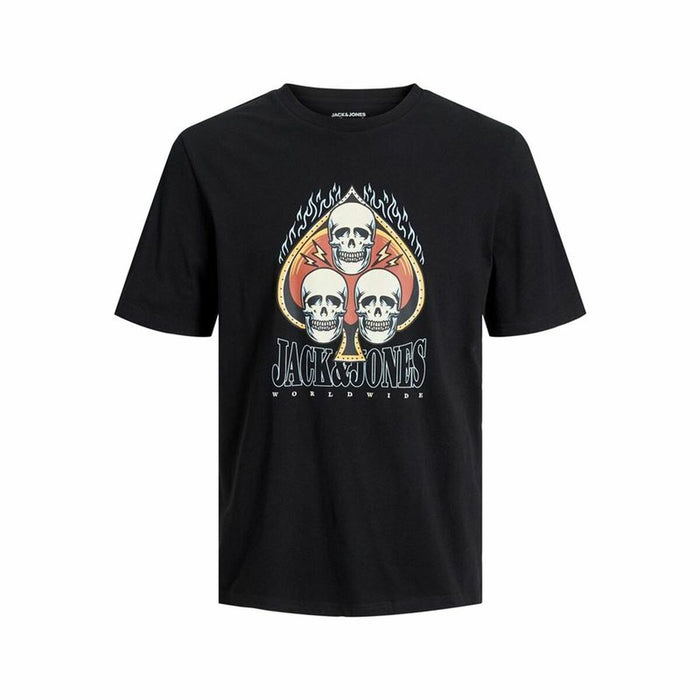 Tricou cu Mânecă Scurtă pentru Copii Jack & Jones Jorheavens Negru