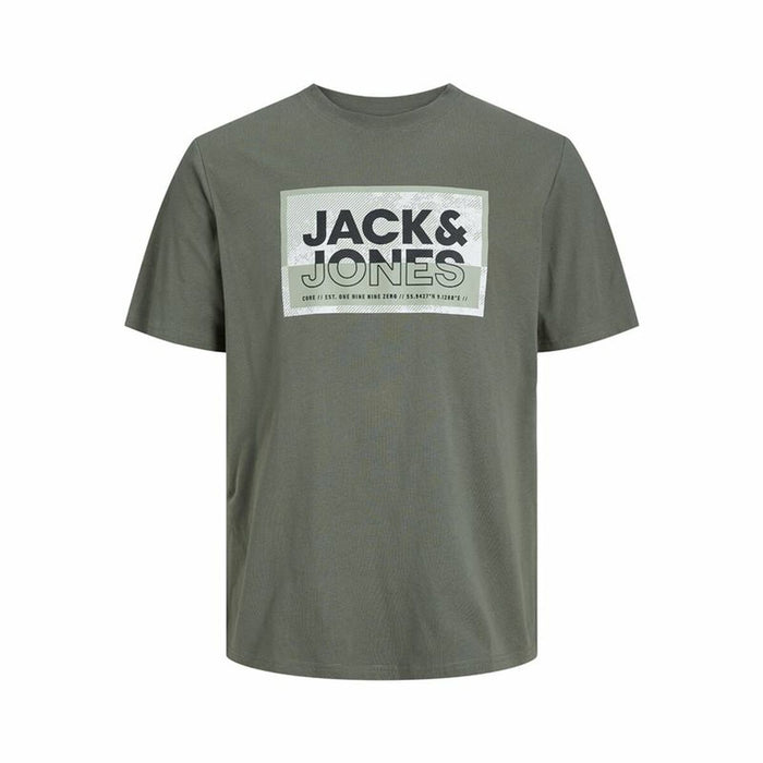 Tricou cu Mânecă Scurtă pentru Copii Jack & Jones logan Agave Verde inchis