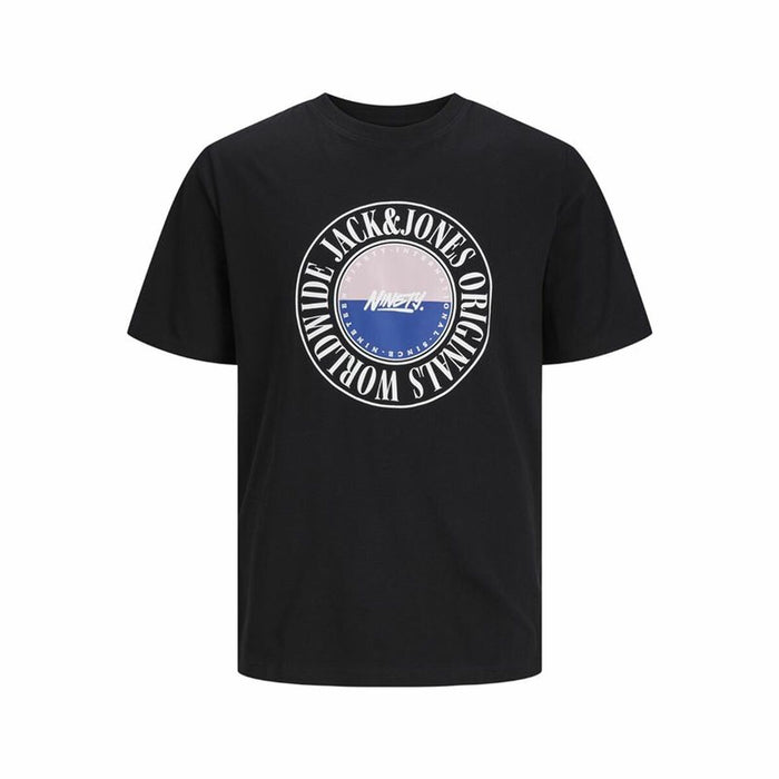 Tricou cu Mânecă Scurtă Bărbați Jack & Jones cobin Negru Bărbați