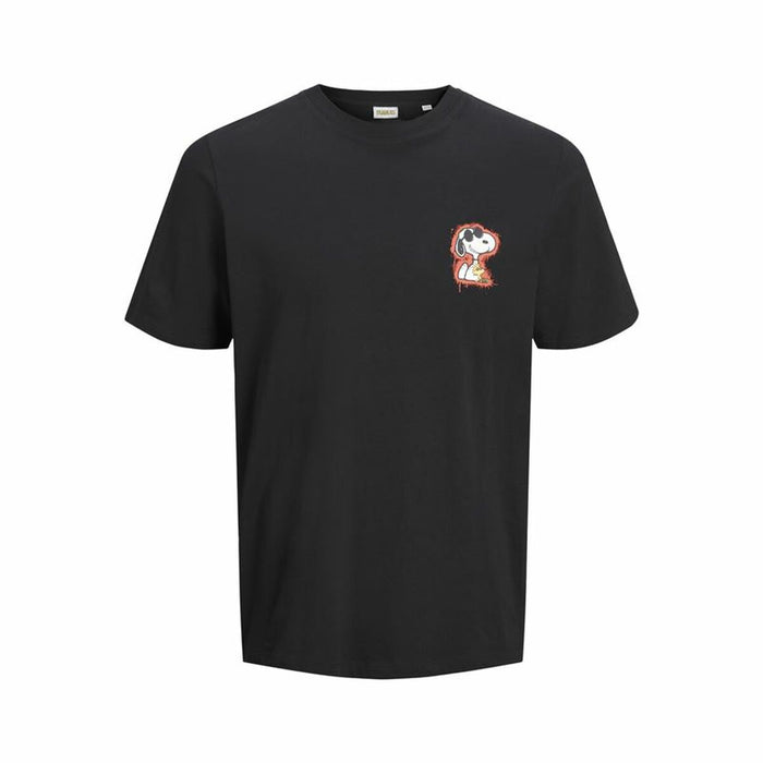 Tricou cu Mânecă Scurtă Bărbați Jack & Jones Jcosnoopy Negru