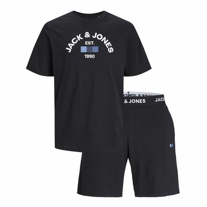 Set Sport pentru Adulți Jack & Jones Jactheo Ss Negru 2 Piese