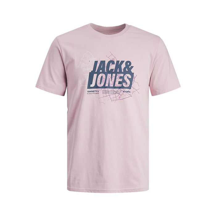 Tricou cu Mânecă Scurtă Bărbați Jack & Jones JCOMAP SUMMER LOGO 12257908 Roz