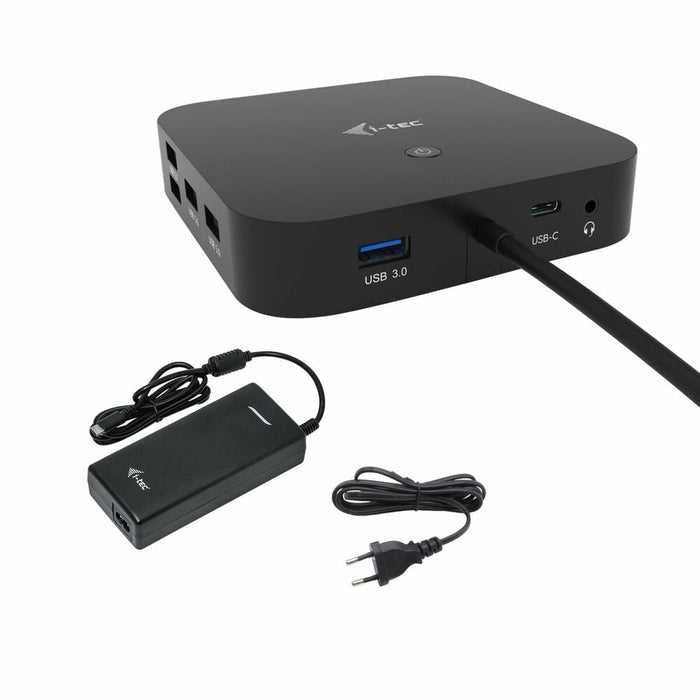Hub USB i-Tec C31HDMIDPDOCKPD100 Negru 100 W