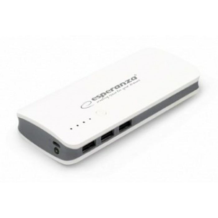 Power Bank Esperanza EMP106WE Alb Gri Alb/Gri 8000 mAh