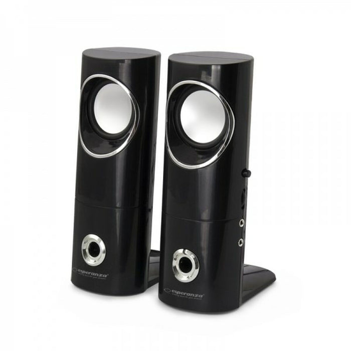 Difuzoare PC Esperanza 2.0 BEAT 6 W Negru