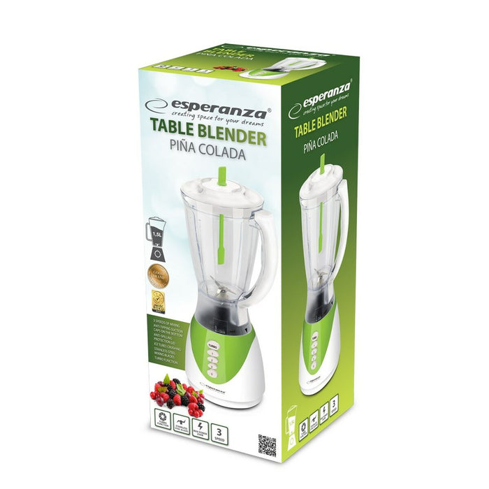 Mixer cu Pahar Esperanza EKM023G Verde 350 W 1,5 L
