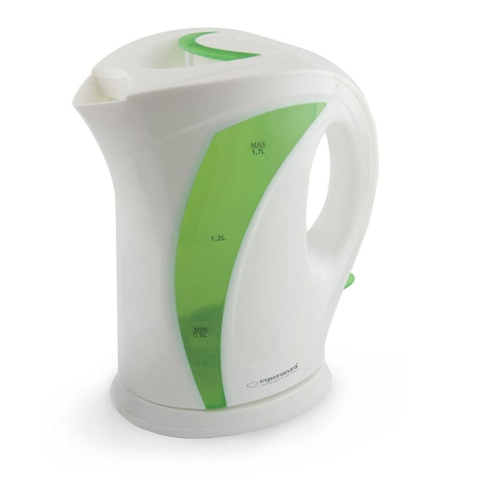 Fierbător Esperanza EKK018G Alb Verde Multicolor Plastic 2200 W 1,7 L