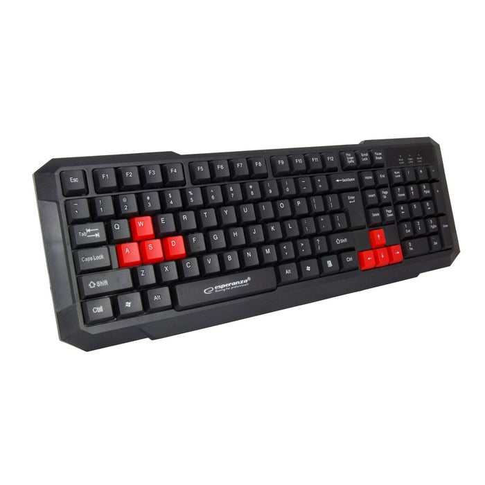Tastatură Esperanza EGK102R Negru