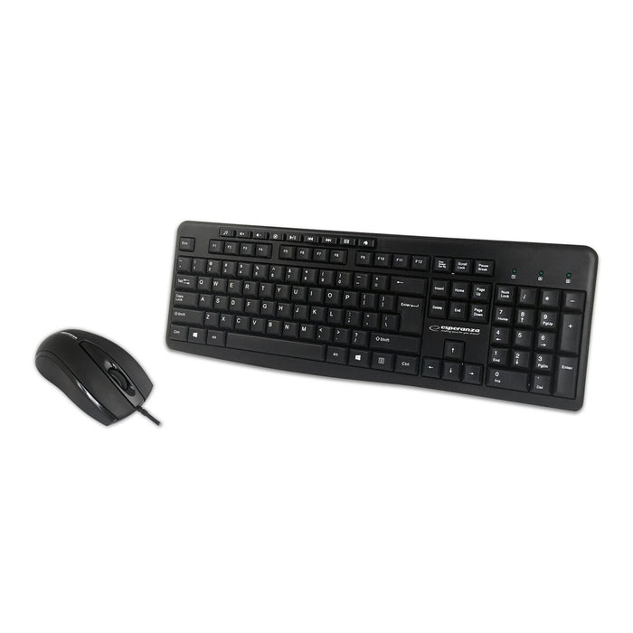 Tastatură și Mouse Esperanza EK137 Qwerty US Alb