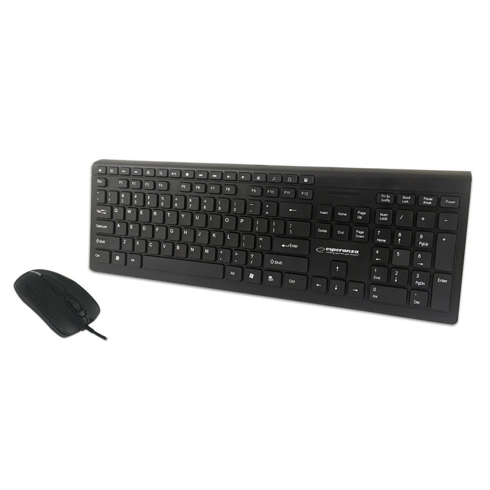 Tastatură și Mouse Esperanza EK138 Alb