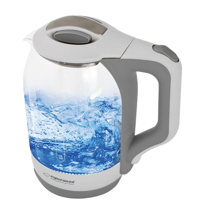 Fierbător Esperanza EKK025W Alb Sticlă Plastic 1500 W 1,7 L