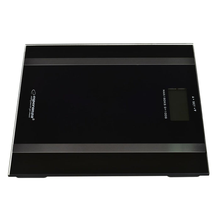 Cântar Digital de Baie Esperanza EBS018K Negru Sticlă Temperată Baterii x 2