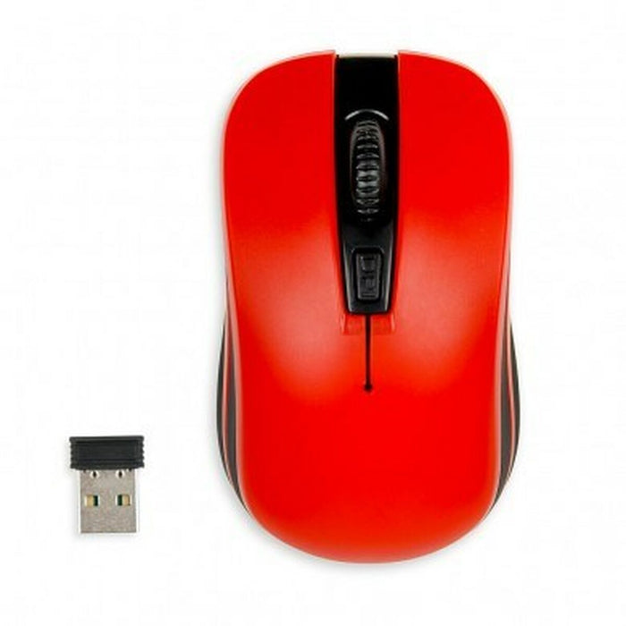 Mouse Fără Fir Ibox LORIINI Negru/Roșu