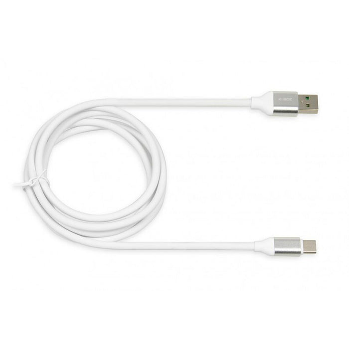 Cablu USB-C la USB Ibox IKUMTCWQC Alb 1,5 m