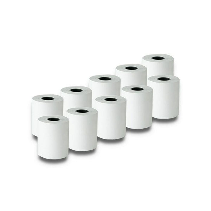 Rolă de Hârtie Termică Qoltec 51900 10 Unități 57 mm Alb 27 m