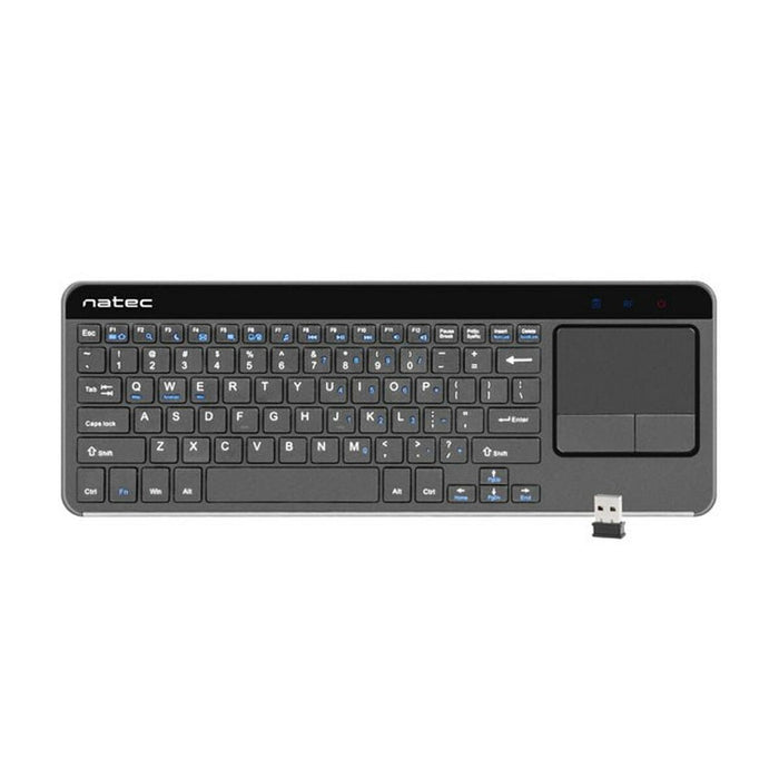 Tastatură Natec NKL-0968 Negru Gri Negru/Argintiu Engleză EEUU QWERTY