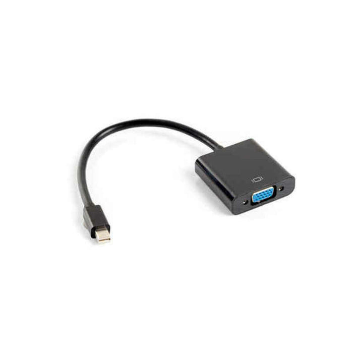 Adaptor Mini DisplayPort la VGA Lanberg AD-0006-BK Negru 20 cm