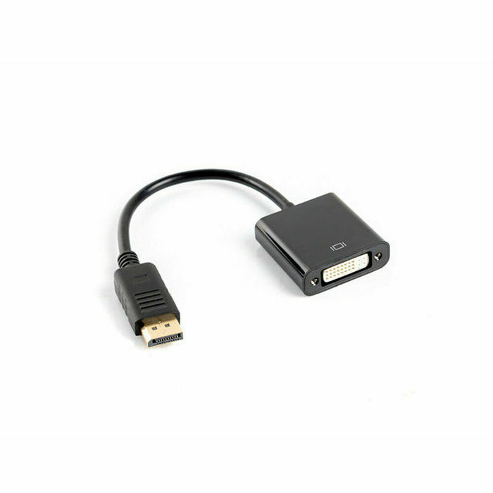 Adaptor DisplayPort la DVI Lanberg AD-0007-BK Negru 10 cm