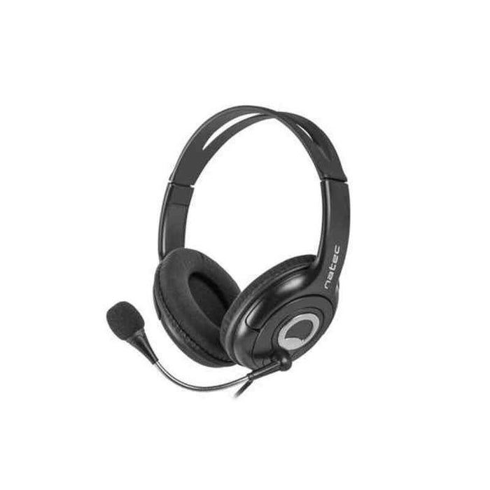 Căști cu Microfon Natec Bear 2 Negru