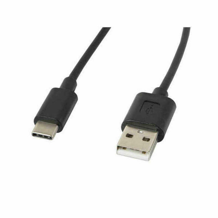 Cablu USB A la USB C Lanberg CA-USBO-10CC-0018-BK Negru 1,8 m
