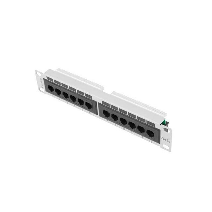 Panou Patch 12 Porturi UTP Categoria 5e Lanberg PPU5-9012-S