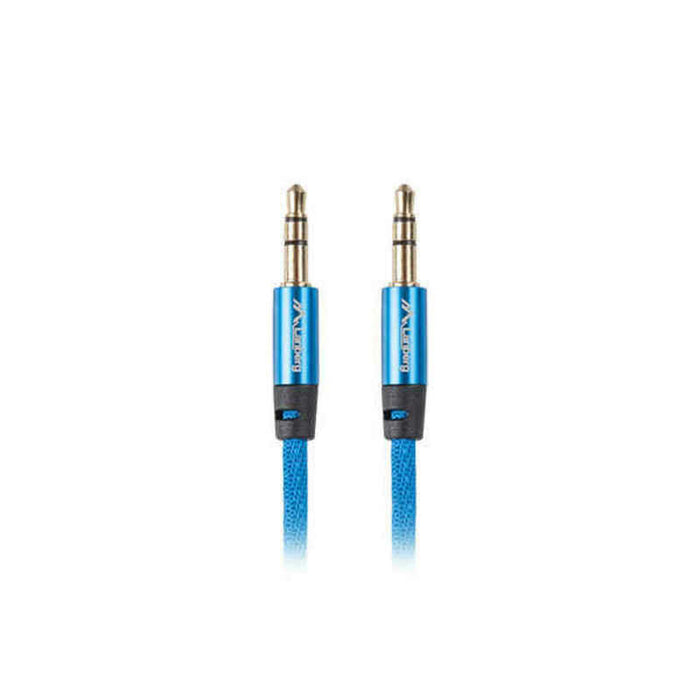Cablu Audio Jack (3,5 mm) Lanberg CA-MJMJ-10CU-0010-BL Albastru 1 m