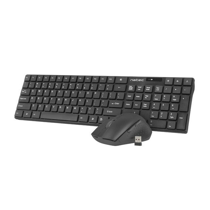 Tastatură și Mouse Natec Stingray Negru QWERTY Qwerty US