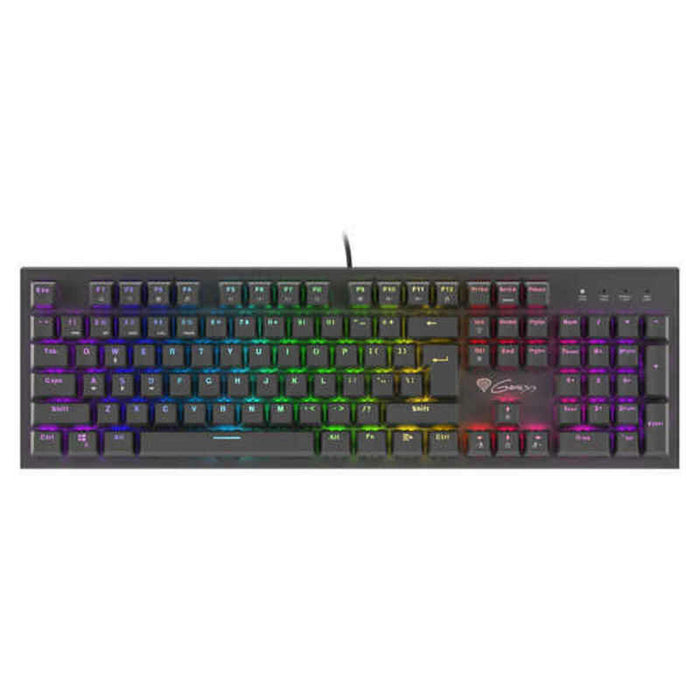 Tastatură Gaming Genesis NKG-1721 RGB Negru Qwerty Spaniolă