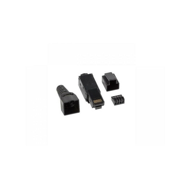 Conector 8P8C LAN CAT6 Lanberg Negru