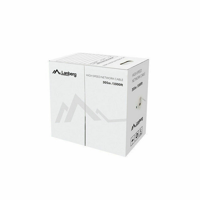 Cablu Ethernet LAN Lanberg CA20423475 Albastru Negru 305 m 305 m