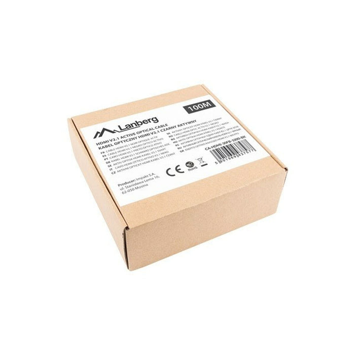 Cablu HDMI Lanberg CA-HDMI-30FB-1000-BK Negru 100 m