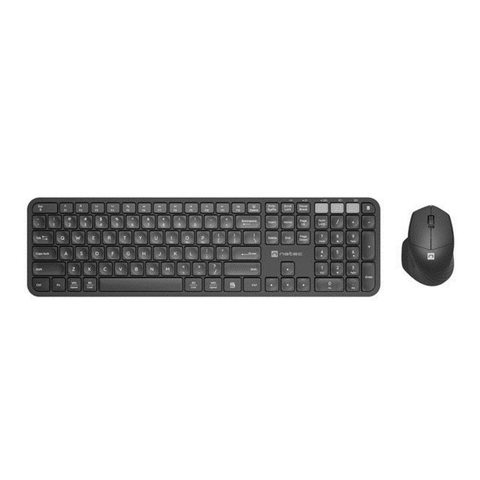 Tastatură și Mouse Natec NKL-1998 Qwerty US Negru