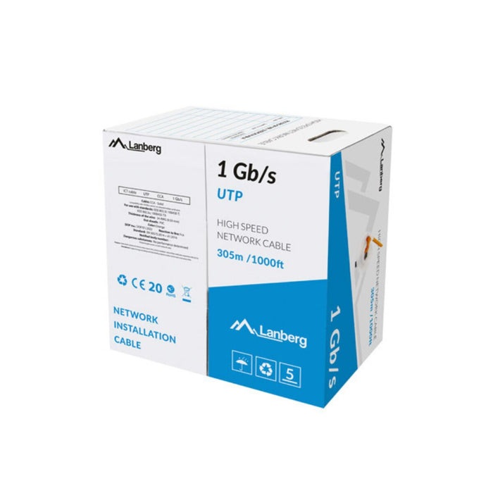 Cablu Ethernet LAN Lanberg LCU6-10CC-0305-O 305 m